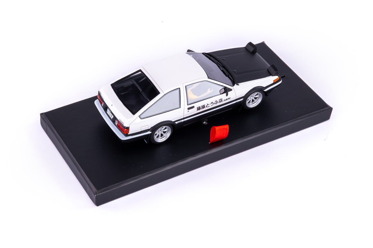 Avant Slot | Toyota Sprinter Trueno GT APEX (AE86) | White | Ranz Collection | JDM03a | 1/32 Scale Slot Car