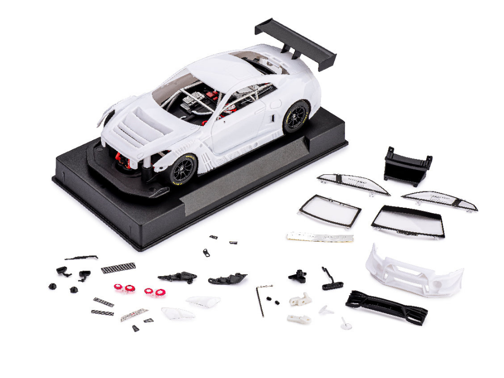 Slot.it | Slot Car Kit | Nissan GT-R NISMO GT3 | White | CA49z1 | 1/32 Slot Car Parts
