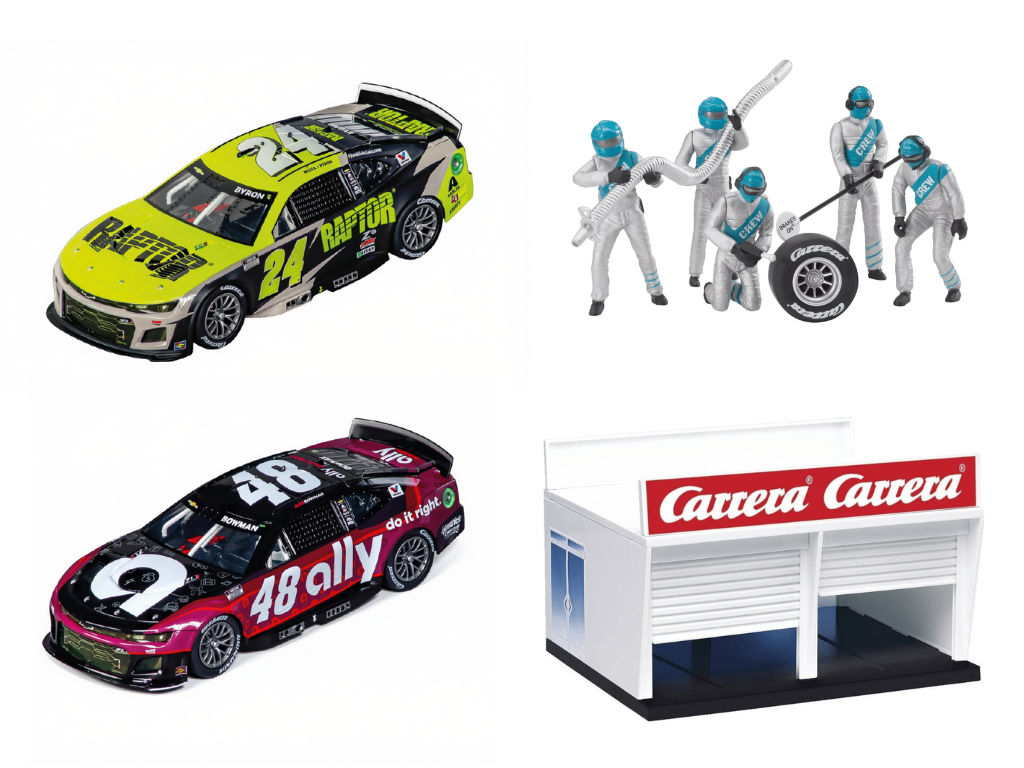 Carrera Evolution | NASCAR Chevrolet Camaro Set | Bundle 12 | 1/32 Slot Cars