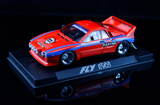 Fly | Lancia Rally 037 | Martini Racing Red | EVO3 Racing | R2001R1 | 1/32 Slot Car