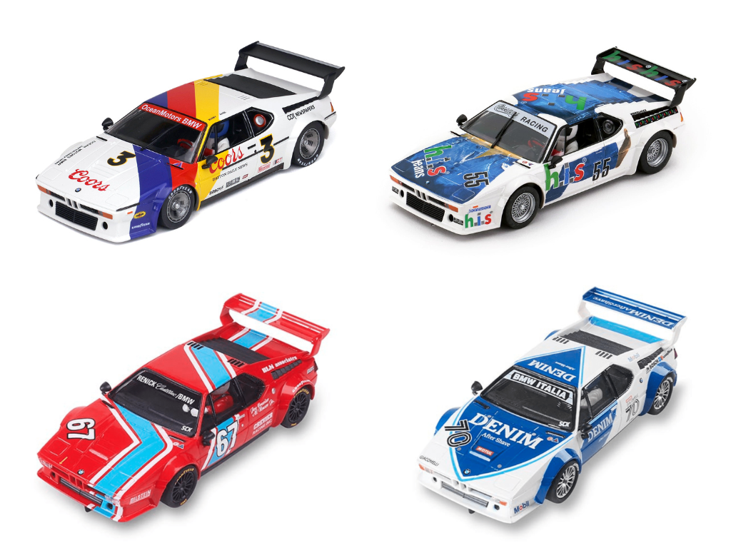 Mix & Match | Fly & SCX Classic | BMW M1s | Bundle 1 | 1/32 Slot Cars
