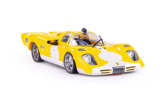 Fly | Ferrari 512 S Coda Lunga | Yellow | EVO3 Racing | R2004R1 | 1/32 Slot Car