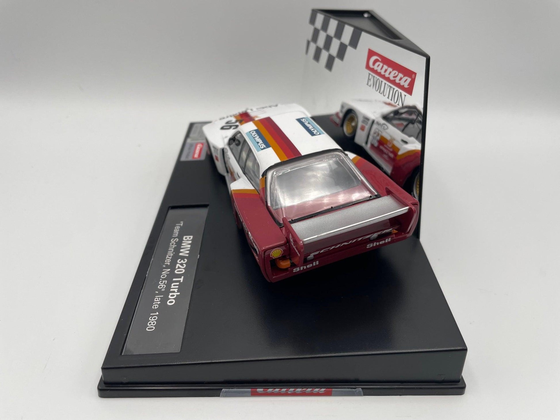 Carrera Evolution - BMW 320 Turbo - #56 Olympus - DRM 1980 - 1/32 Slot Car - 31039* - Amanda’s Hobbies
