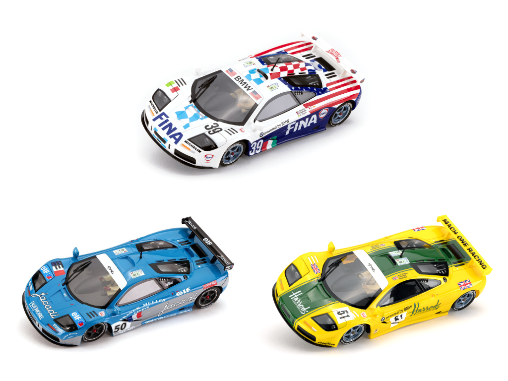 MR Slotcar | McLaren F1 GTR | Bundle 3 | 1/32 Slot Cars