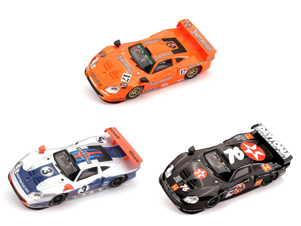 MR Slotcar | Porsche 911 GT1 Evo | Bundle 4 | 1/32 Slot Cars