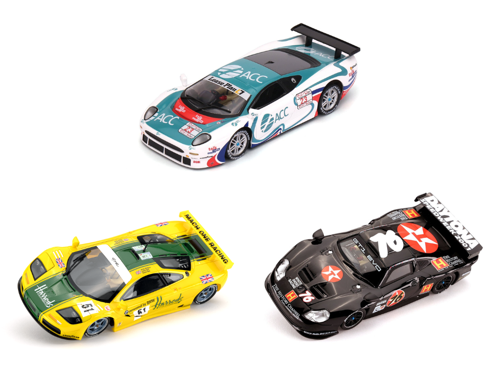 MR Slotcar | GT Race Car | Bundle 7 | 1/32 Slot Cars