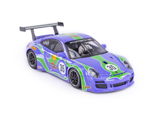 NSR | Porsche 911 GT3 R (997) | #35 Purple Hippie | 0636AW | 1/32 Slot Car