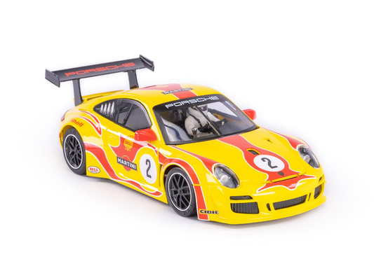NSR | Porsche 911 GT3 R (997) | #2 Yellow Hippie | 0637AW | 1/32 Slot Car