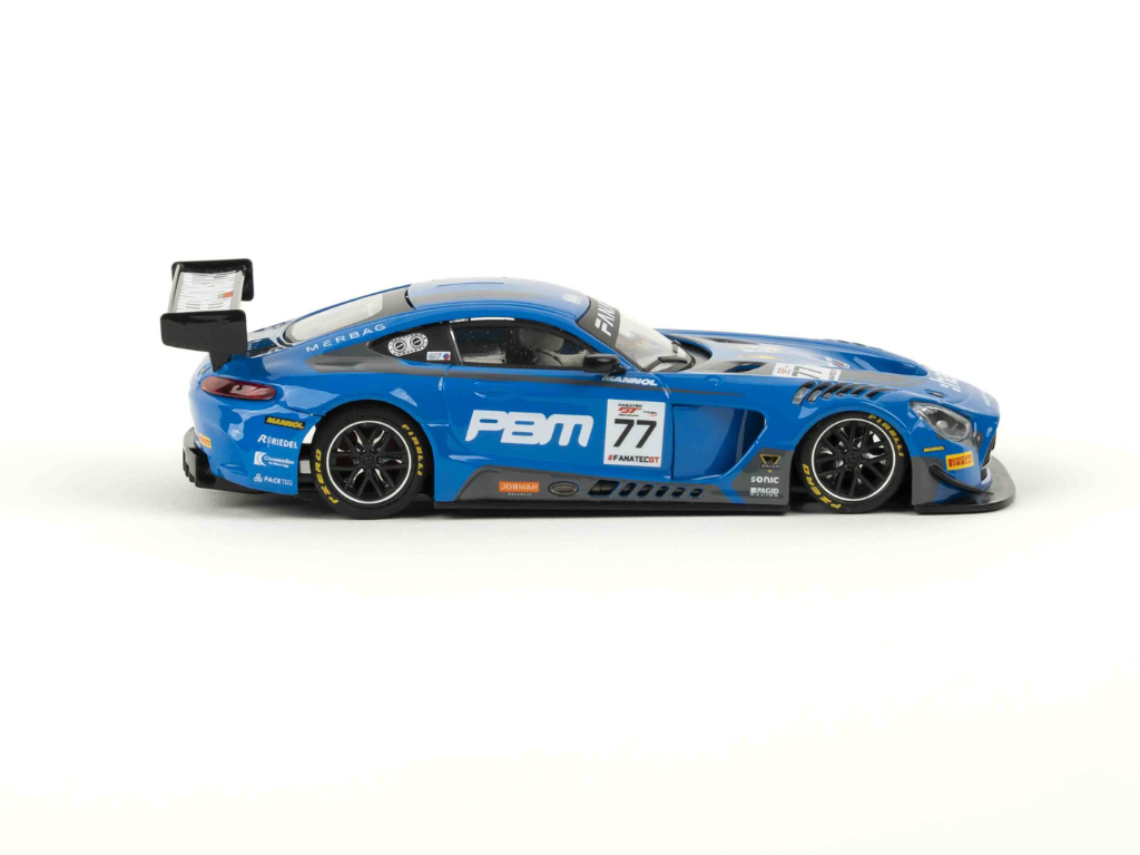NSR | Mercedes-AMG GT3 Evo | #77 Hager PBM HRT | 0650AW | 1/32 Slot Car