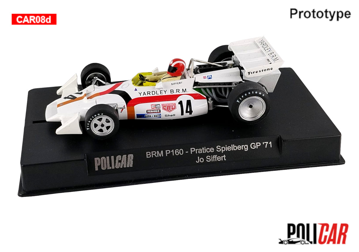 Policar | BRM P160 | #14 Jo Siffert | CAR08d | 1/32 Slot Car