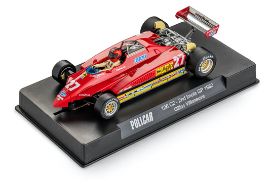 Policar | Ferrari 126C2 | #27 Gilles Villeneuve | PCAR09B-US | 1/32 Slot Car
