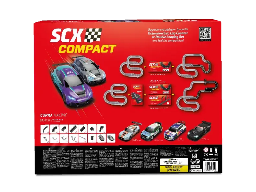 SCX Compact | Cupra Racing | C10413 | 1/43 Slot Car Racing Set