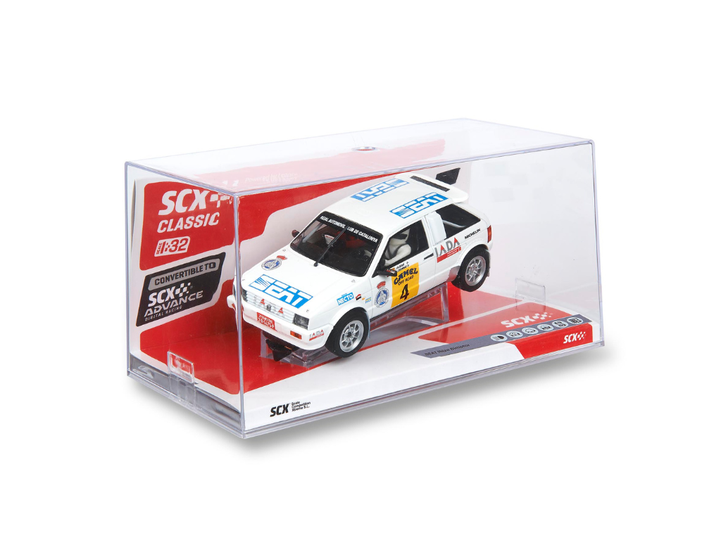 SCX Classic | SEAT Ibiza Mk1 Bimotor | #4 RACC Motorsport | U10619 | 1/32 Slot Car