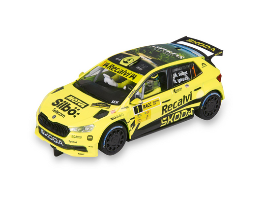 SCX Advance | Škoda Fabia RS Rally2 | #5 Recalvi | Mud Effect | E10565 | 1/32 Slot Car