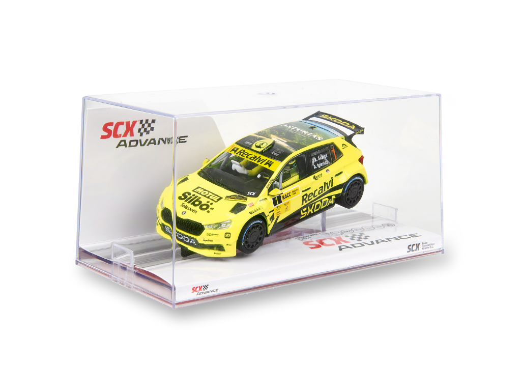 SCX Advance | Škoda Fabia RS Rally2 | #5 Recalvi | Mud Effect | E10565 | 1/32 Slot Car