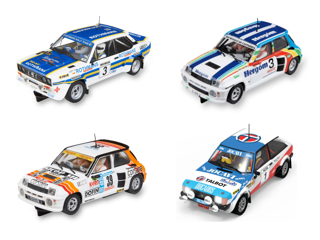 SCX Classic | Classic Rally Cars | Bundle 17 | 1/32 Slot Cars