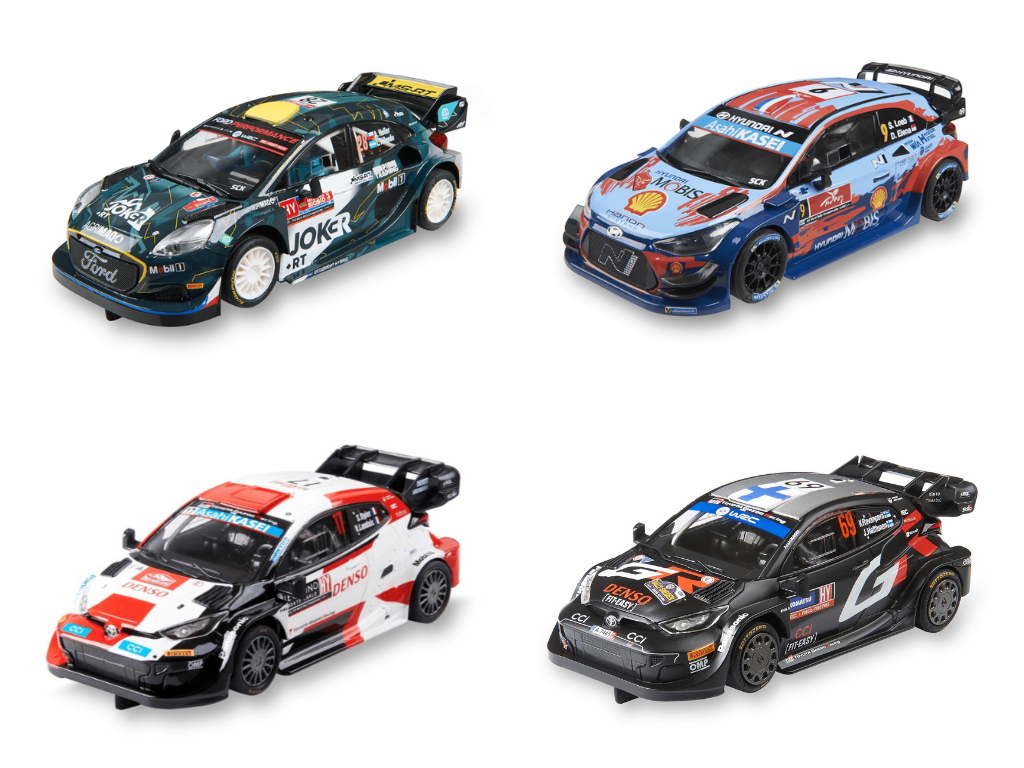 SCX Classic | Rally Cars | Bundle 18 | 1/32 Slot Cars