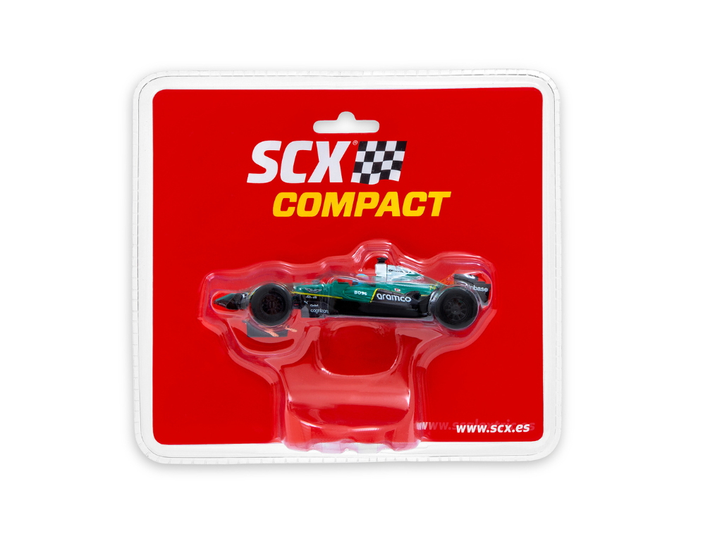 SCX Compact | Aston Martin AMR25 | #14 Fernando Alonso | C10632 | 1/43 Slot Car