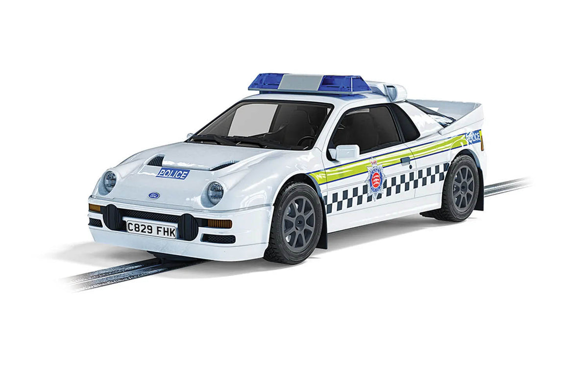 Scalextric | Ford RS200 | Essex Police (UK) | C4341 | 1/32 Scale Slot Car