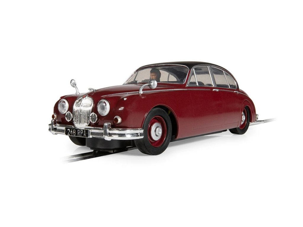 Scalextric | Jaguar Mark II 2.4L (1960) | Regency Red | Inspector Morse (1987-2000) | C4502 | 1/32 Scale Slot Car