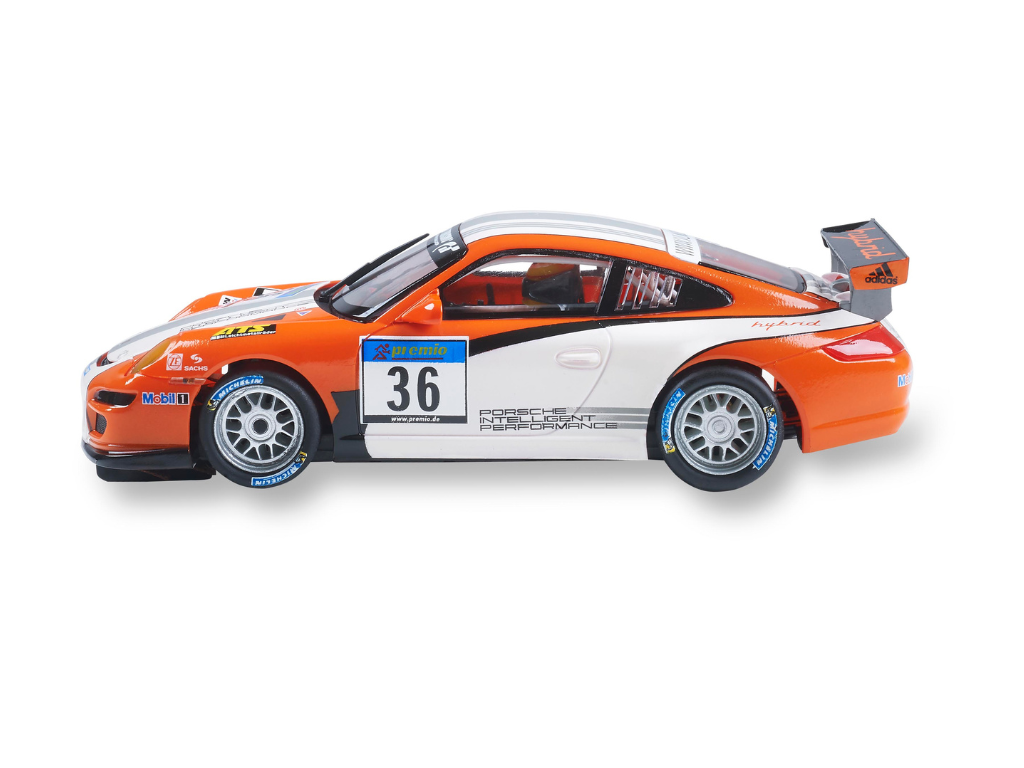 SCX Advance | Porsche 911 GT3 R Hybrid (997) | #36 Manthey Racing | E10395 | 1/32 Slot Car