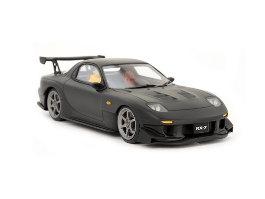 Avant Slot | Mazda RX-7 RE Amemiya (FD) | Matte Black | Ranz Collection | JDM01c | 1/32 Scale Slot Car