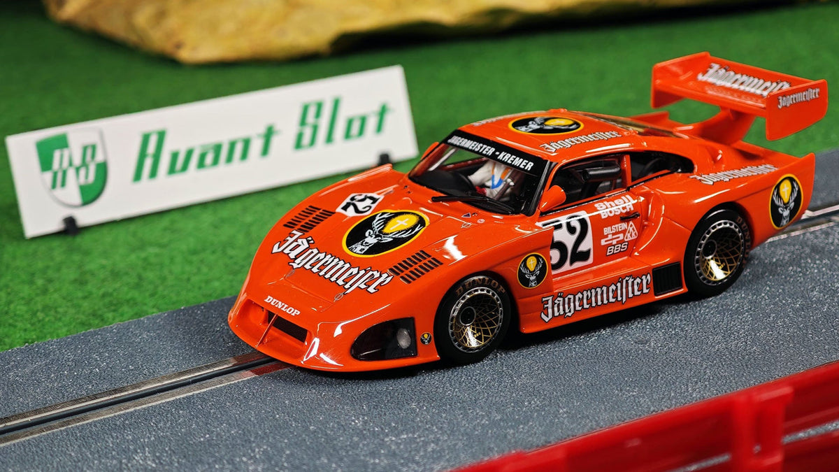 Avant Slot | Porsche 935 K4 | #52 Jägermeister Kremer Racing | Exclusive Series | LMP0125 | 1/32 Scale Slot Car