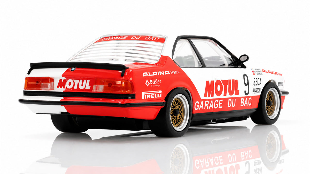 Avant Slot | BMW 635 CSi | #9 Motul Garage Du Bac | 51708 | 1/32 Scale Slot Car