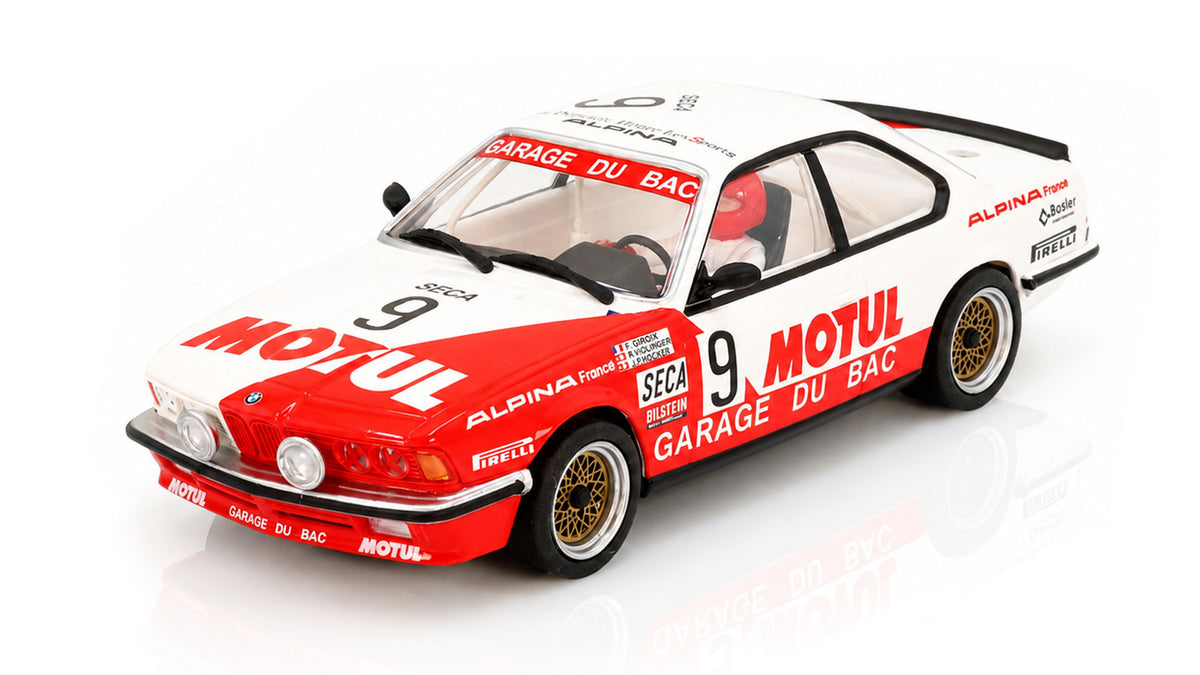 Avant Slot | BMW 635 CSi | #9 Motul Garage Du Bac | 51708 | 1/32 Scale Slot Car