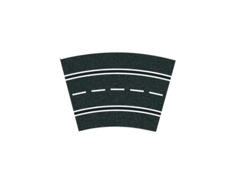 Carrera 124 & 132 | Curved Track - R2 / 30° | x1 Pack | No Manufacturer Packaging | 20572*