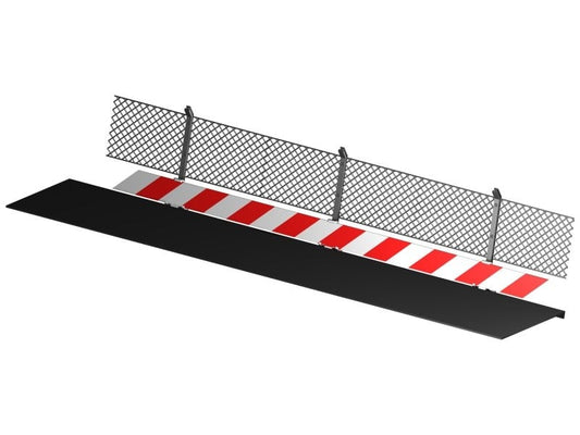 Carrera 124 & 132 | Guard Rail Set - Barrier Fences | 21142 | 1/24 & 1/32 Slot Car Accessories