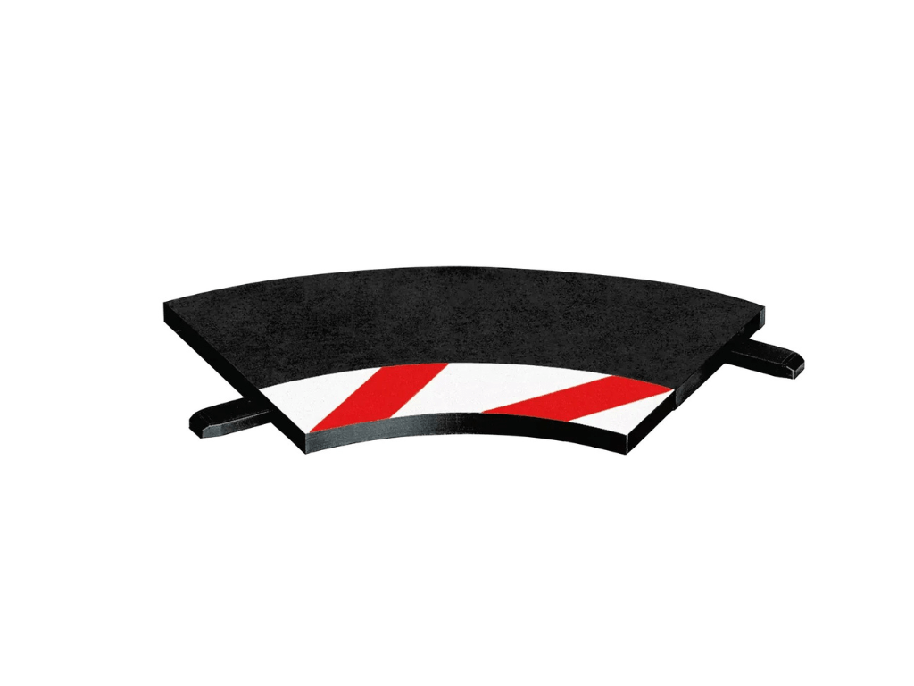 Carrera 124 & 132 | Inside Shoulder for Curve 1/60° x3 Pack | Includes End Pieces x2 | 20551