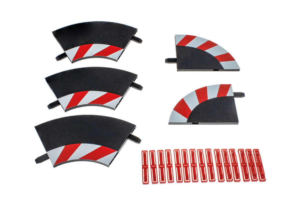 Carrera 124 & 132 | Inside Shoulder for Curved Track - R1 / 60° | x3 Pack | 20551