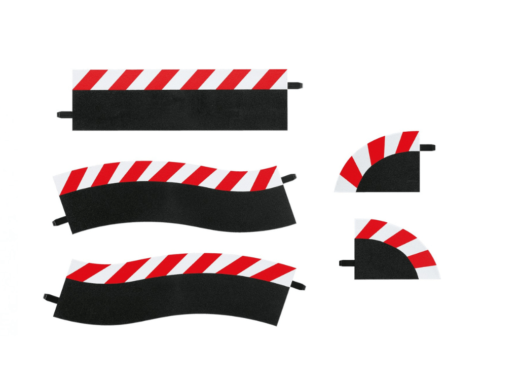 Carrera 124 & 132 | Shoulder for Pit Lane Track | x3 Pack | 20602