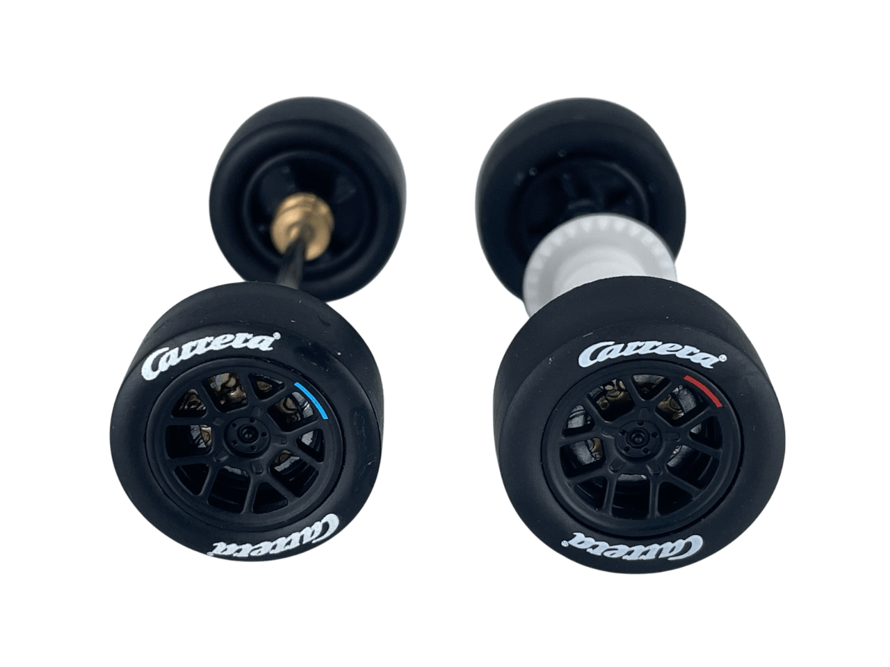 Carrera 132 | Axle Assembly - Front & Rear | Aston Martin Vantage AMR GT3 Evo | 1/32 Slot Car Parts