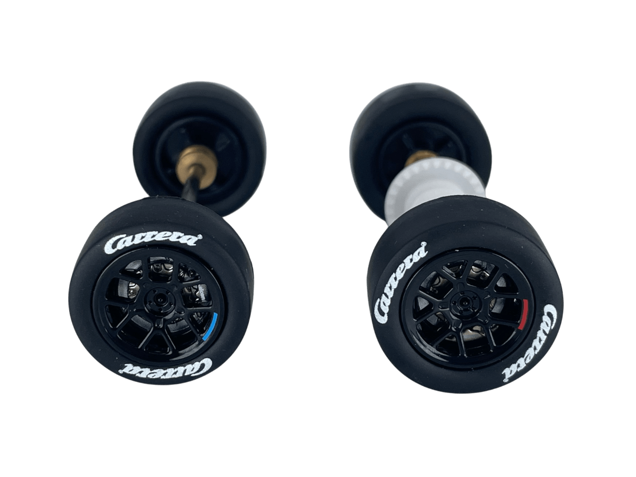 Carrera 132 | Axle Assembly - Front & Rear | Aston Martin Vantage AMR GT3 Evo | 1/32 Slot Car Parts