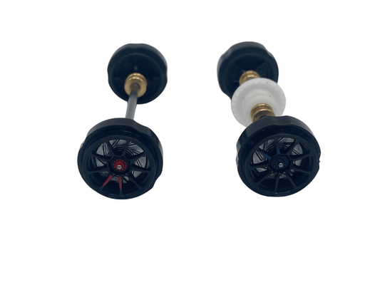 Carrera 132 | Axle Assembly - Front & Rear | Audi R8 LMS GT3 / GT3 Evo II | 28 Mann - Filter | 31027 / 27703