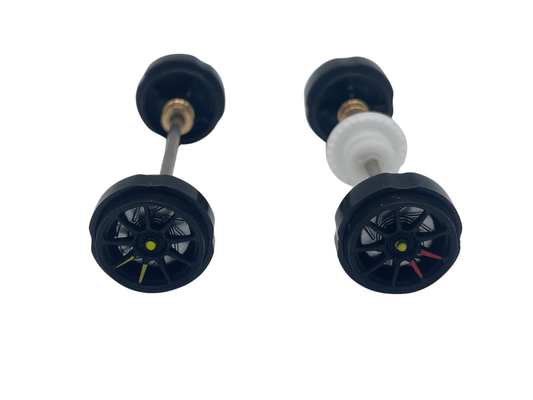 Carrera 132 | Axle Assembly - Front & Rear | Audi R8 LMS GT3 / GT3 Evo II | 7 Abt Sportsline | 31063 / 27732