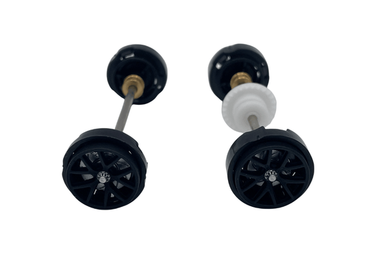 Carrera 132 | Axle Assembly - Front & Rear | BMW M4 GT3 | Black Wheels