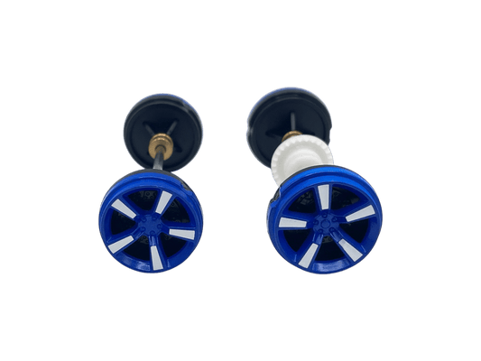 Carrera 132 | Axle Assembly - Front & Rear | Chevrolet Camaro Concept (2006) | 1/32 Slot Car Parts
