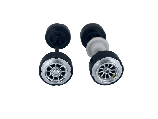 Carrera 132 | Axle Assembly - Front & Rear | Ferrari SF15-T | 1/32 Slot Car Parts