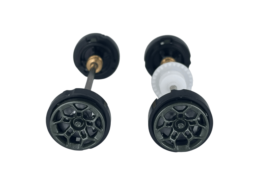 Carrera 132 | Axle Assembly - Front & Rear | Ford Mustang GT3 | 1/32 Slot Car Parts