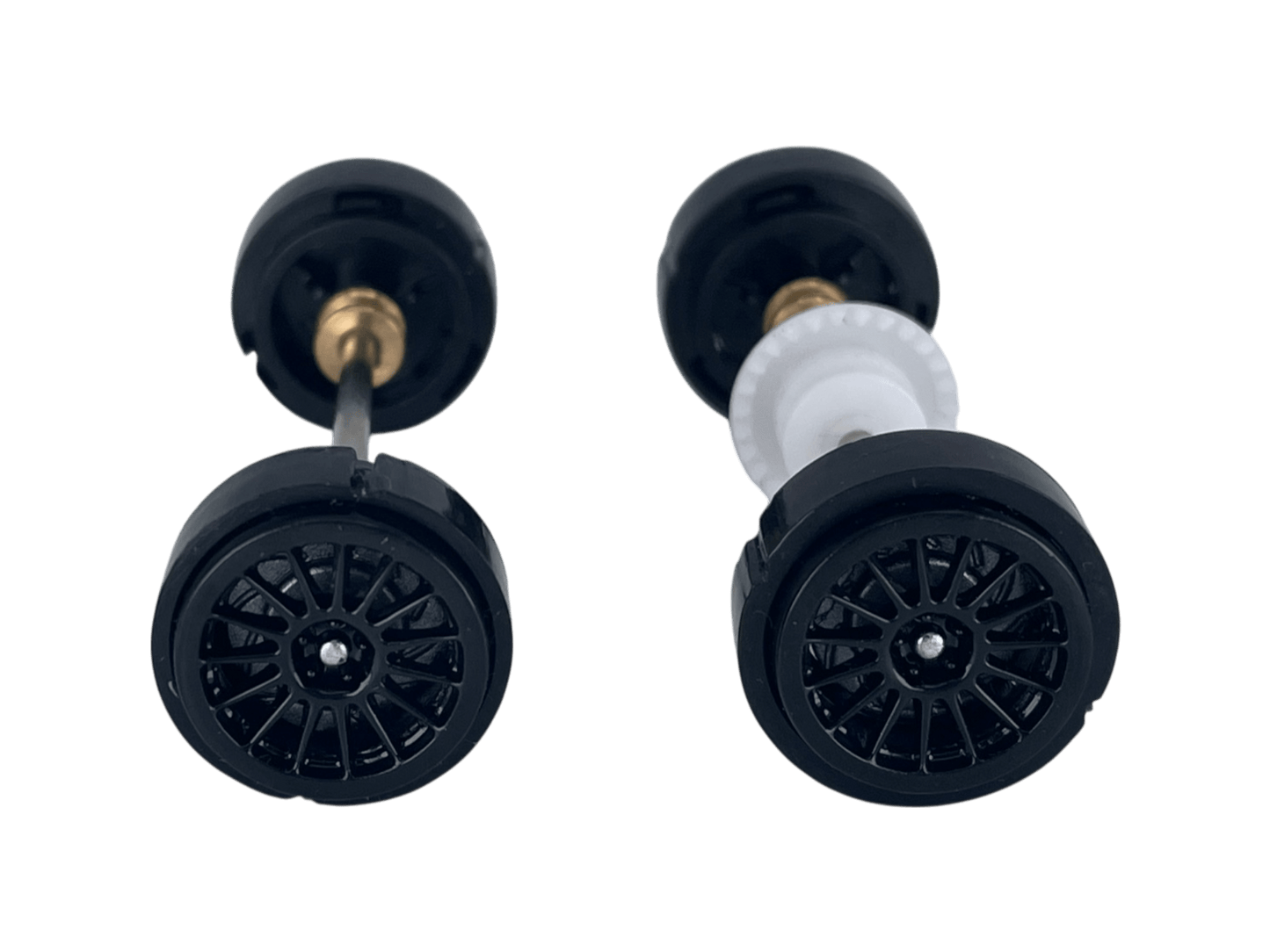 Carrera 132 | Axle Assembly - Front & Rear | KTM X - Bow GT2 / GTX | 1/32 Slot Car Parts