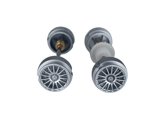 Carrera 132 | Axle Assembly - Front & Rear | Mercedes-Benz AMG C-Class W203 DTM | 1/32 Slot Car Parts