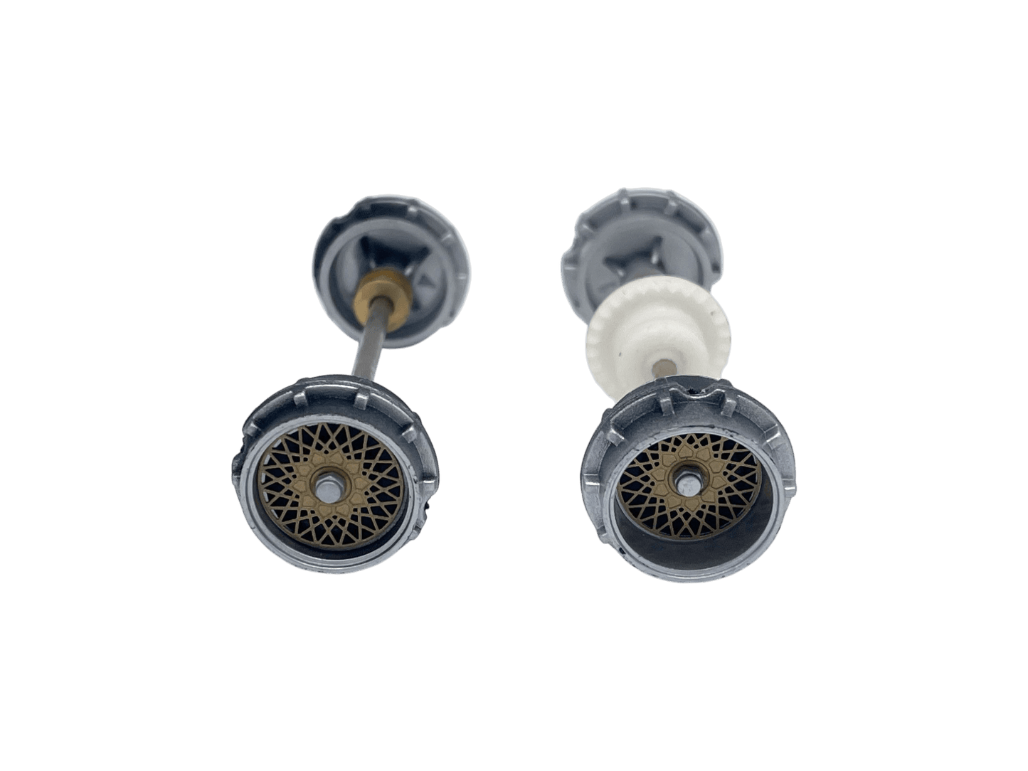 Carrera 132 | Axle Assembly - Front & Rear | Opel Commodore B Steinmetz Jumbo | 1/32 Slot Car Parts