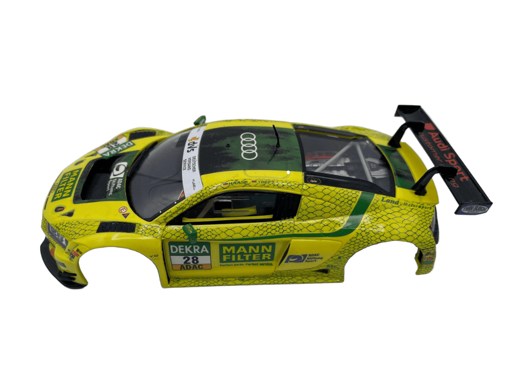 Carrera 132 | Body Shell | Audi R8 LMS GT3 / GT3 Evo II | 28 Mann - Filter | 31027 / 27703