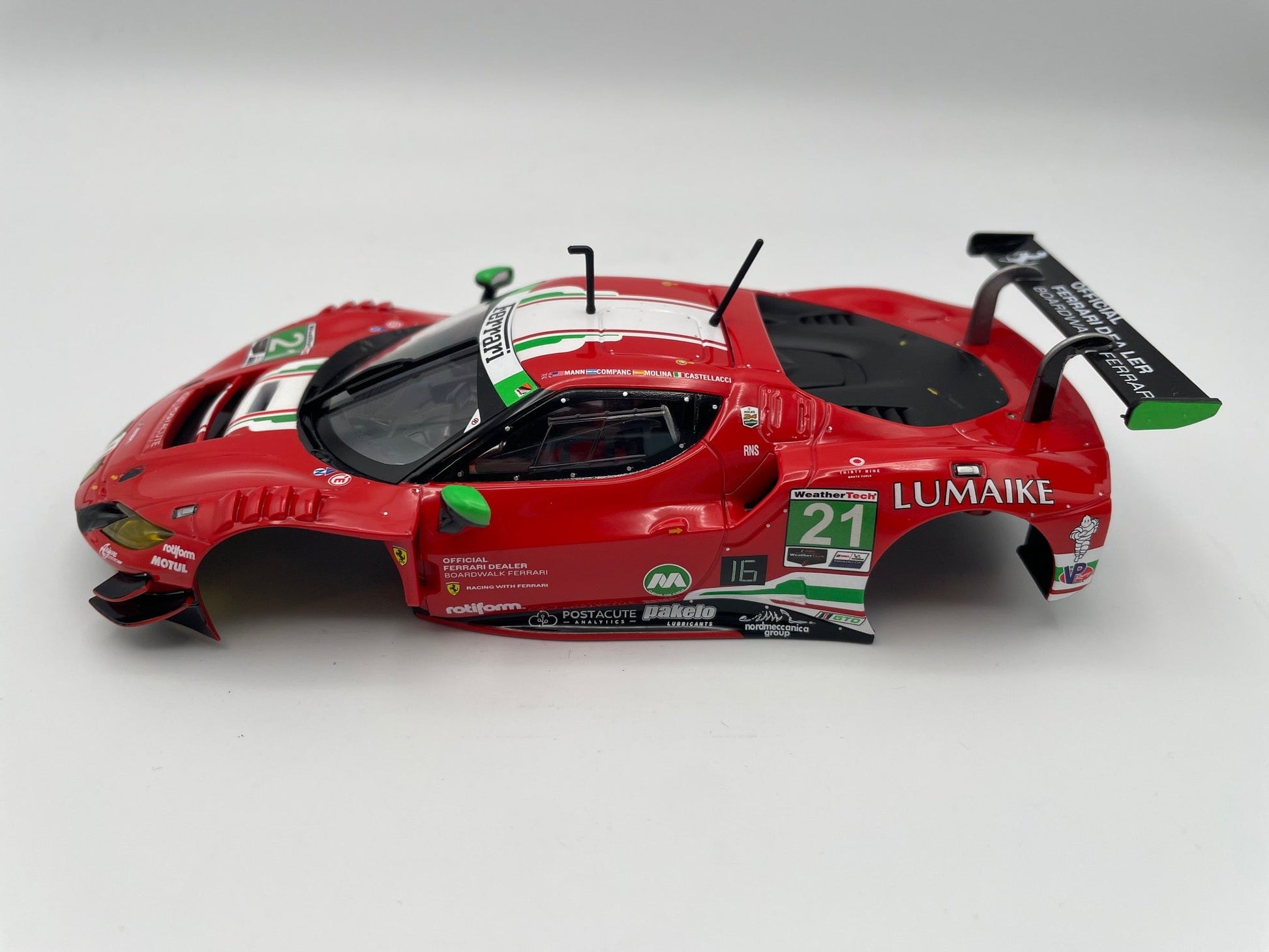 Carrera 132 | Body Shell | Ferrari 296 GT3 | #21 AF Corse - IMSA 2023 | 27762