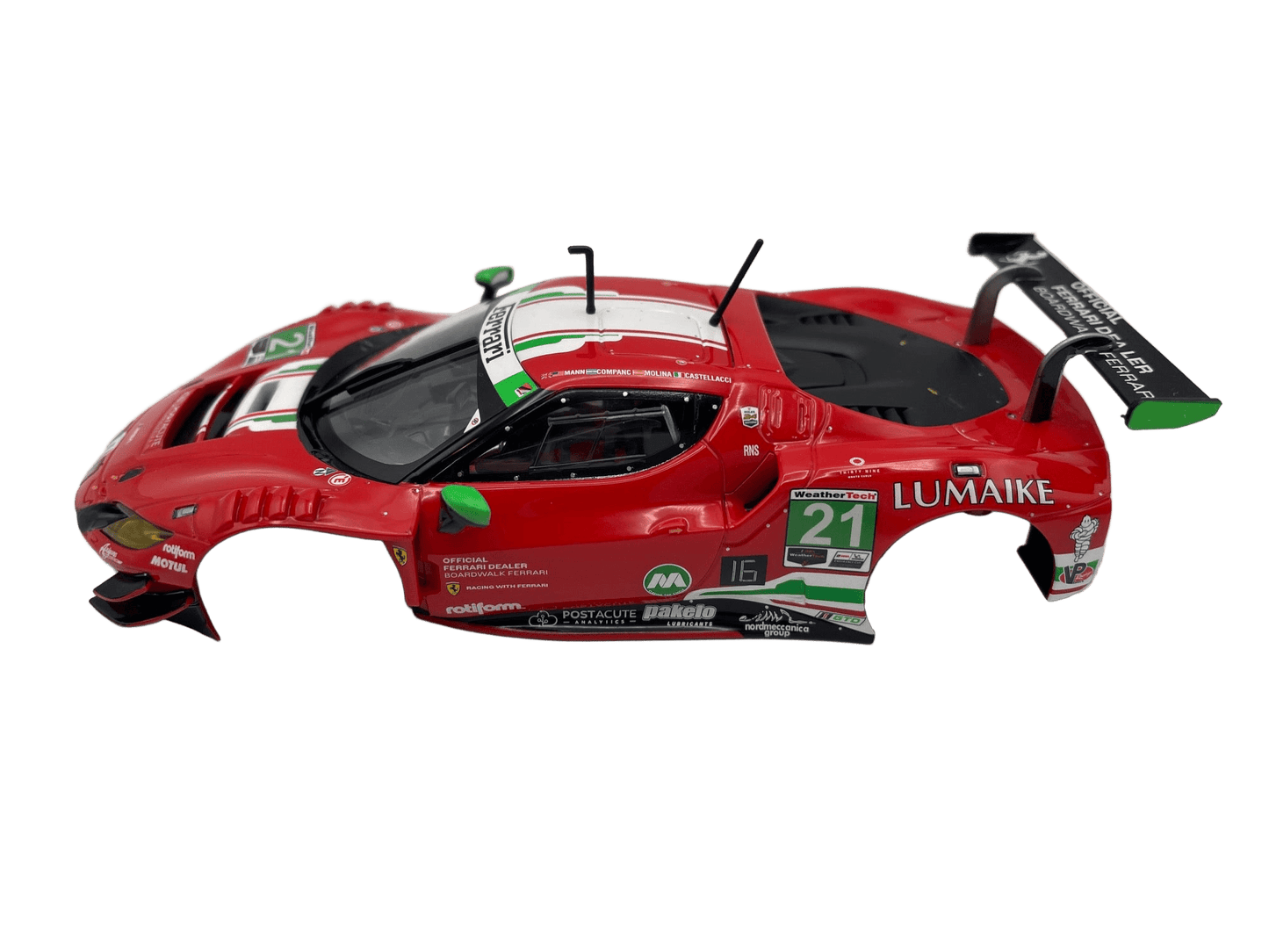 Carrera 132 | Body Shell | Ferrari 296 GT3 | #21 AF Corse - IMSA 2023 | 27762