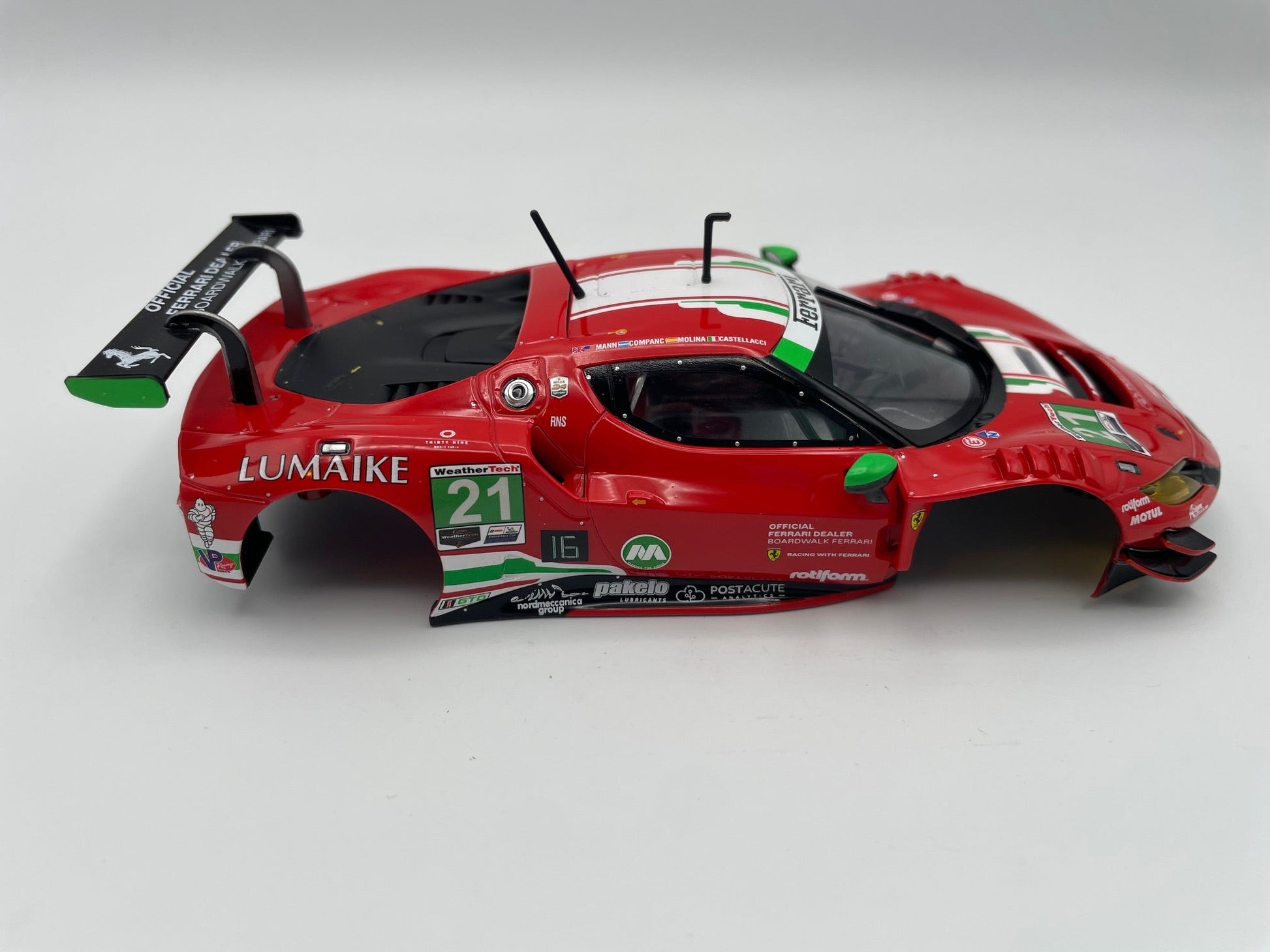 Carrera 132 | Body Shell | Ferrari 296 GT3 | #21 AF Corse - IMSA 2023 | 27762