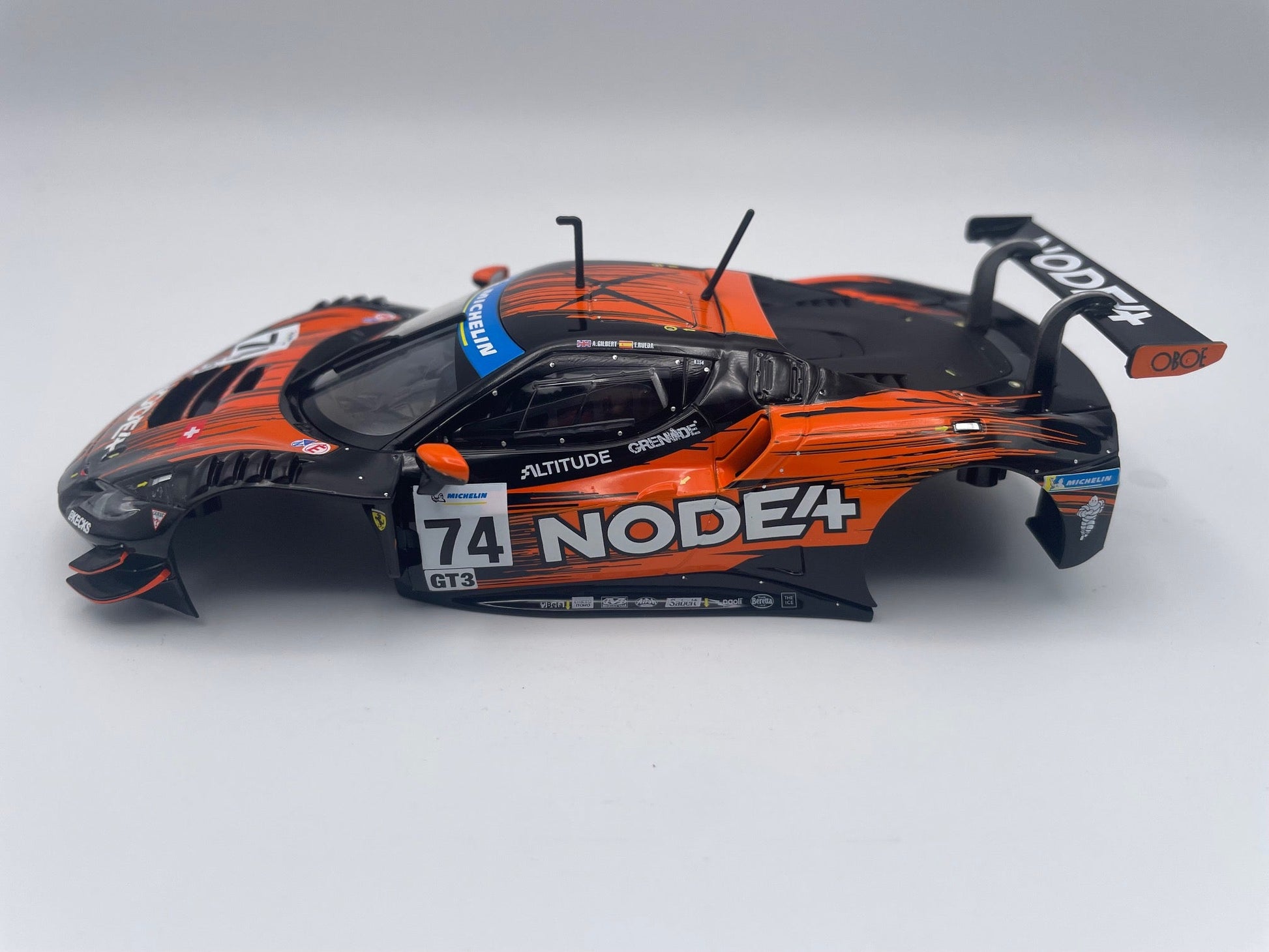 Carrera 132 | Body Shell | Ferrari 296 GT3 | 32055 / 27811 | 1/32 Slot Car Parts